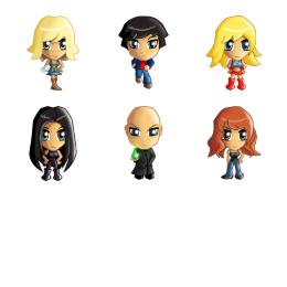 SMALLVILLE Chibi Icons Icons Set