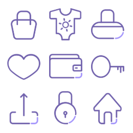 Leisure Linear Icons Set Icons Set