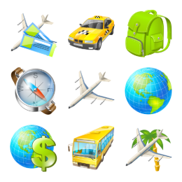 Travel Icons Set