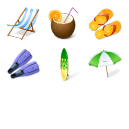 Vacation Icons Set