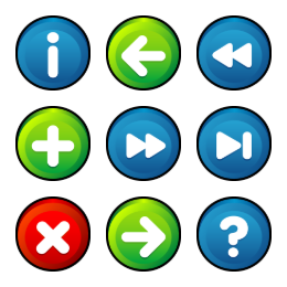 Buttons Icons Set