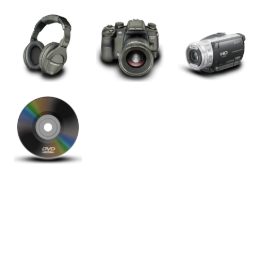 Front Row Realistic Skin Icons Set