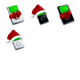 iPod Christmas Icons Set