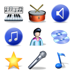 Multimedia 2 Icons Set