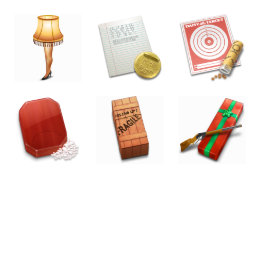 A Christmas Story Icons Set