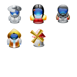Don Quixote Icons Set