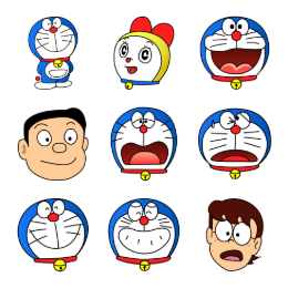 Doraemon Icons Set