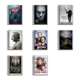 DVD Covers For Movie Icons Set