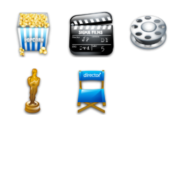 Filming web icons Icons Set