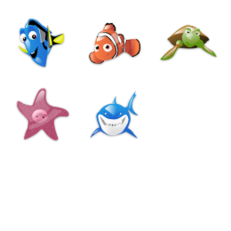 Finding Nemo Icons Set