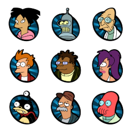 Futurama Vol. 1 Icons Set