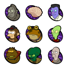 Futurama Vol. 3 - The Aliens Icons Set