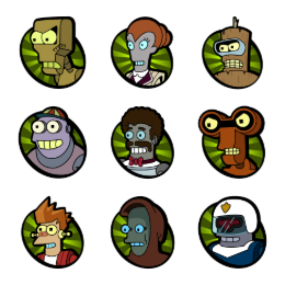 Futurama Vol. 4 - The Robots Icons Set