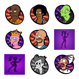 Futurama Vol. 6 - The Movies Icons Set