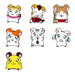 Hamtaro Icons Set