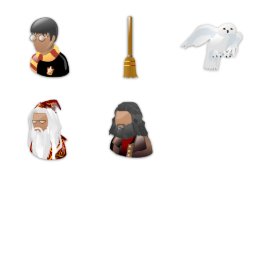 Harry Potter 1 Icons Set