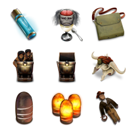 Indiana Jones and the Temple of Doom Icons Set