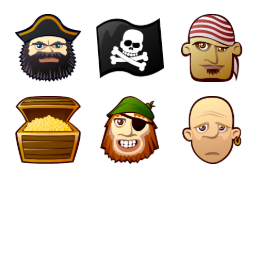 Jolly Roger Icons Set