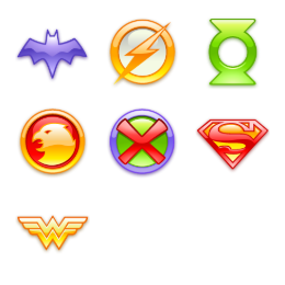 Justice League Icons Set