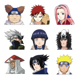Naruto Vol. 1 Icons Set