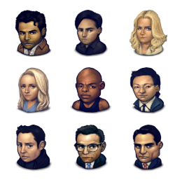 Organic Heroes Icons Set