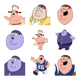 Peter Griffin Icons Set