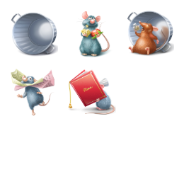 Ratatouille Icons Set