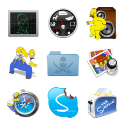 Simpsons 3 Icons Set