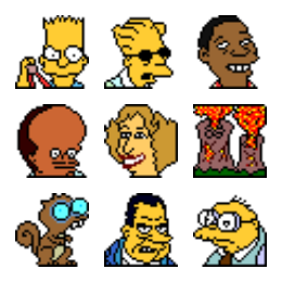 Simpsons Vol. 03 Icons Set