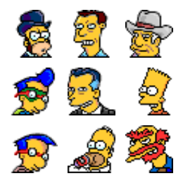 Simpsons Vol. 11 Icons Set
