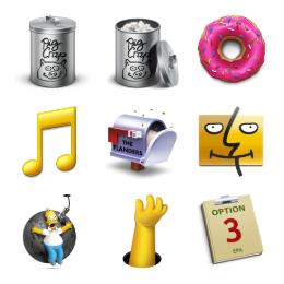 Simpsons Icons Set