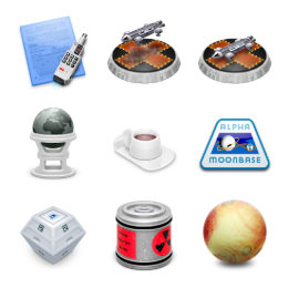 Space 1999 Icons Set