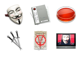 V for Vendetta Icons Set
