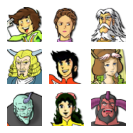 Voltes V Dark And Light Icons Set