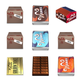 Wonka Industries Icons Set