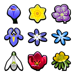 Soon Spring! Icons Set