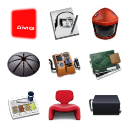 2001 Space Odyssey Icons Set