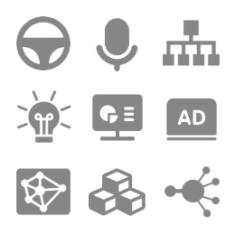 Artificial Intelligence  Icons Set