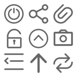 Backend Common  Icons Set
