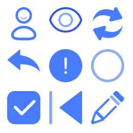 Backend System Common  Icons Set