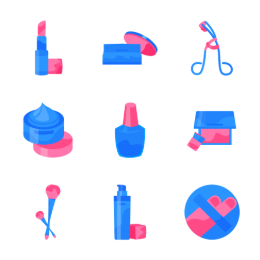 Beauty & Cosmetics Icons Set Icons Set