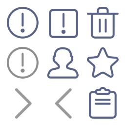 DR 2.0 Action  Icons Set