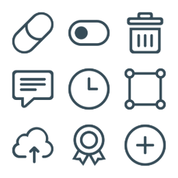 Essential 2px  Icons Set