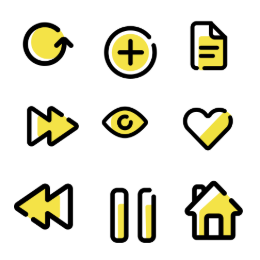 Essential Action  Icons Set