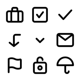 EVA UI  Icons Set