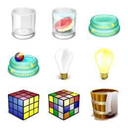 Garbage In, Garbage Out Icons Set