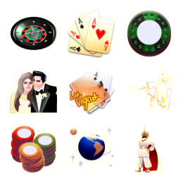 Las Vegas Icons Icons Set