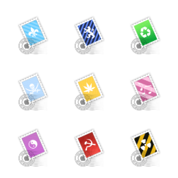 Mac Mail Stamp Icons Icons Set