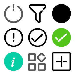 Management & System  Icons Set