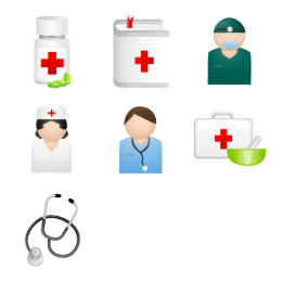 Medical DaPino Icons Set